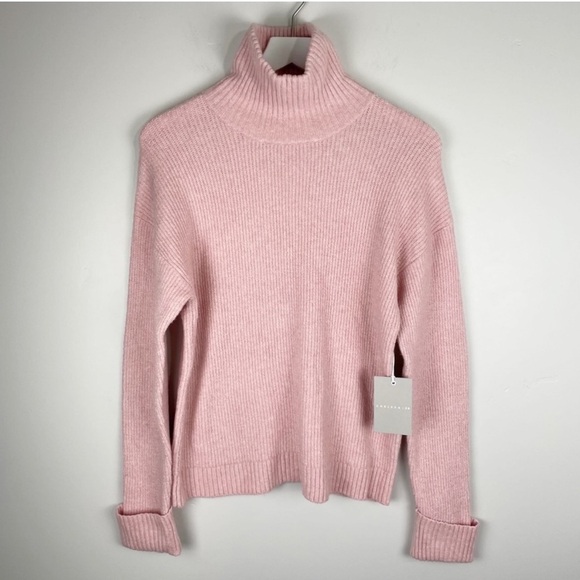 NWT Chelsea28 Turtleneck Cotton & Wool Blend Sweater XXS - Picture 2 of 6